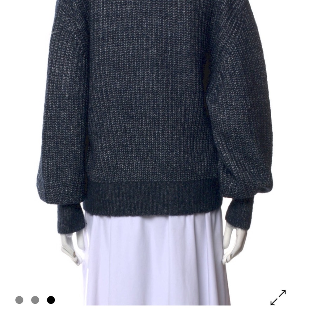 Veronica Beard Navy V-Neck Sweater - Picture 3 of 9